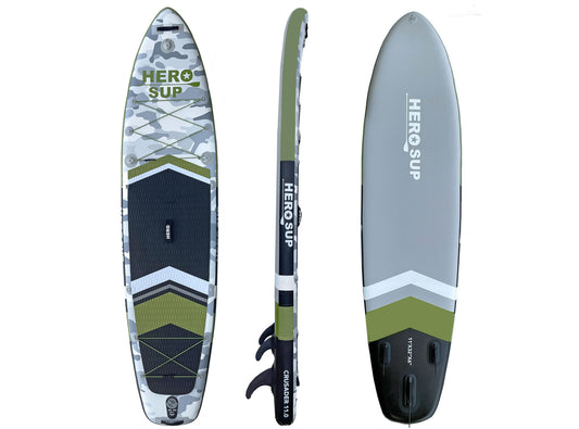 Hero SUP Premium 11' Crusader Inflatable Paddle Board