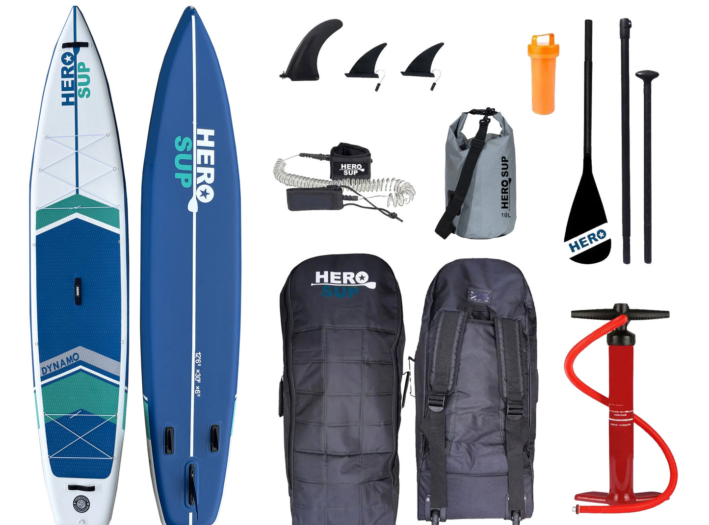 Hero SUP Dynamo Touring Inflatable Stand-Up Paddle Board