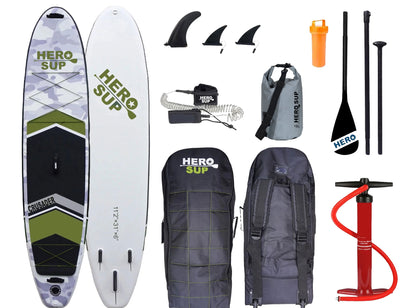 Hero SUP Crusader 11'2" All-Around Inflatable Stand-Up Paddle Board